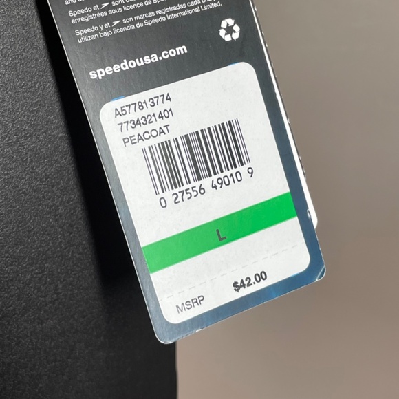 NEW Speedo Bikini Bottoms Womens Large blue gray solid swim beach - Picture 5 of 11